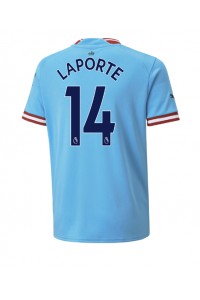 Manchester City Aymeric Laporte #14 Voetbaltruitje Thuis tenue 2022-23 Korte Mouw